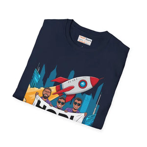 Unique Hodl Gang Rocket Design Unisex Crypto Tee - Dipaliz - T-shirts