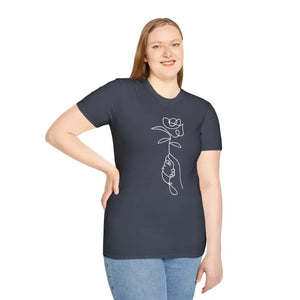 Rose Flower T-shirt - Bold Graphic Comfort Tee - Dipaliz - T-shirts