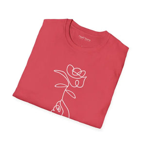Rose Flower T-shirt - Bold Graphic Comfort Tee - Dipaliz - T-shirts