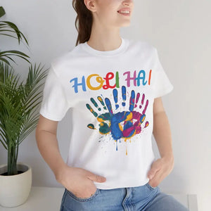 Holi Hai- Festival of Colors Unisex Jersey Short Sleeve Tee - T-shirt