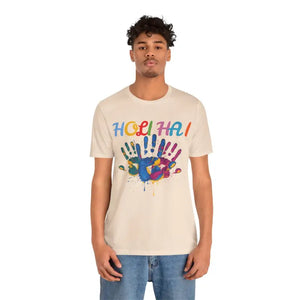 Holi Hai- Festival of Colors Unisex Jersey Short Sleeve Tee - T-shirt