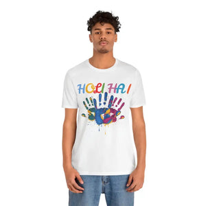Holi Hai- Festival of Colors Unisex Jersey Short Sleeve Tee - T-shirt