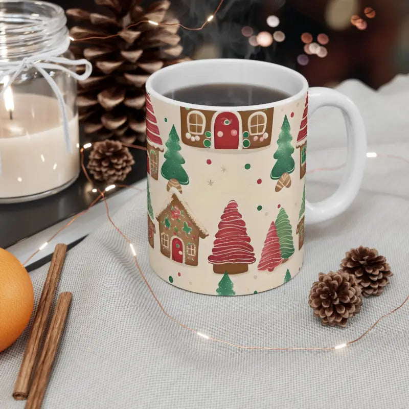 Sip Festive Magic with our Christmas Gingerbread House Mug - 11oz