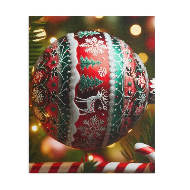 Unwrap Holiday Fun with our Christmas Ornament Puzzle