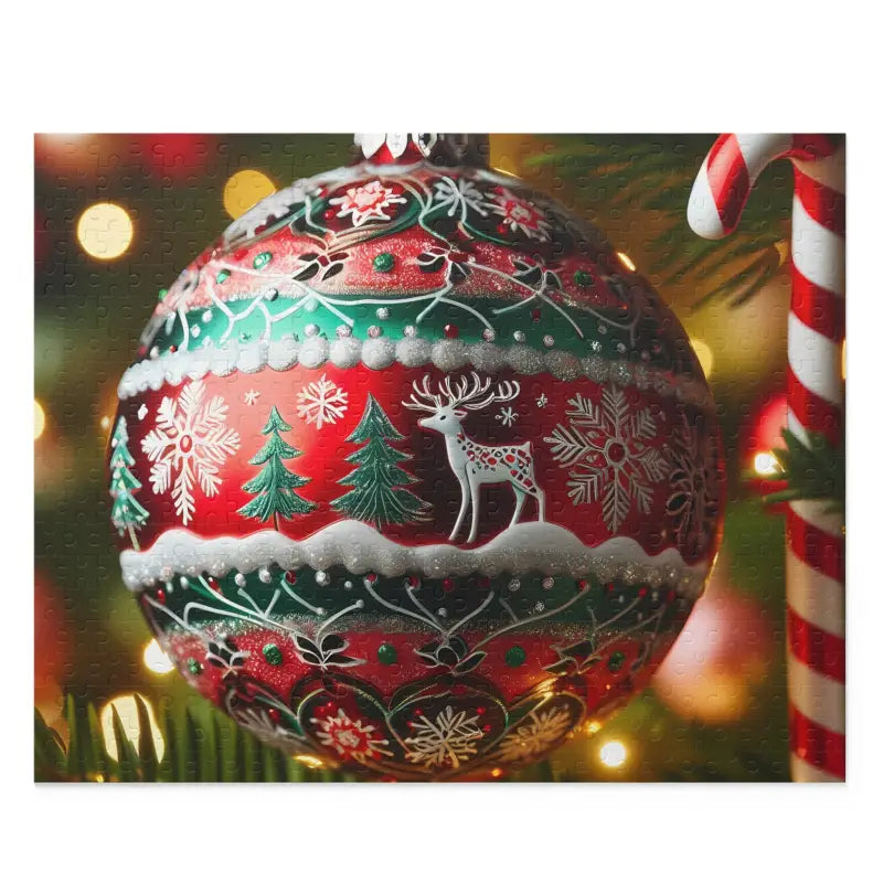 Unwrap Holiday Fun with our Christmas Ornament Puzzle