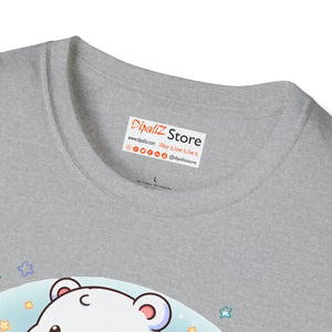 Soft Cotton Polar Bear Scooter Tee - Holiday - Dipaliz - T-shirts