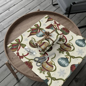 Ornament Gift Wrap Paper Vintage Holiday Design by Dipaliz - Wrapping