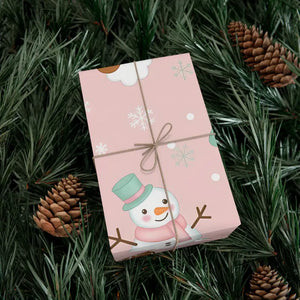 Gingerbread Gift Wrap - Pink Holiday Paper - Dipaliz - Wrapping