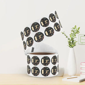 Holiday Season Reindeer Sticker Label Rolls Heat Resistant - Dipaliz - Labels & Tags