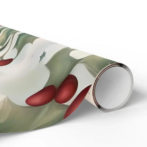 Gift Wrap Papers - Holly Leaves Red Berries Christmas - Dipaliz - Wrapping Paper