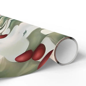 Gift Wrap Papers - Holly Leaves Red Berries Christmas - Dipaliz - Wrapping Paper