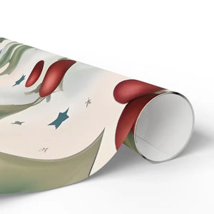 Gift Wrap Papers - Holly Leaves Red Berries Christmas - Dipaliz - Wrapping Paper