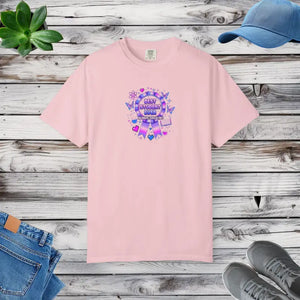 Holographic Scholar Vibes Tee - Student Evers Light Purple - Dipaliz - Blossom / Xl - T-shirt