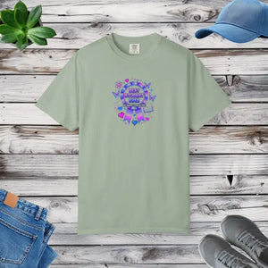 Holographic Scholar Vibes Tee - Student Evers Light Purple - Dipaliz - Bay / s - T-shirt
