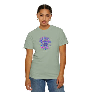 Holographic Scholar Vibes Tee - Student Evers Light Purple - Dipaliz - T-shirt