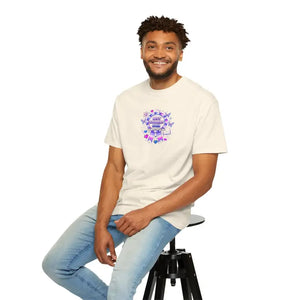 Holographic Scholar Vibes Tee - Student Evers Light Purple - Dipaliz - T-shirt