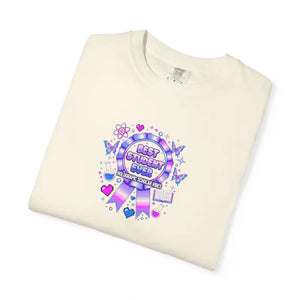 Holographic Scholar Vibes Tee - Student Evers Light Purple - Dipaliz - T-shirt