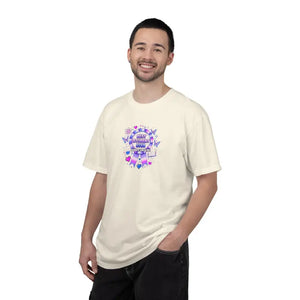 Holographic Scholar Vibes Tee - Student Evers Light Purple - Dipaliz - T-shirt