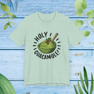 Holy Guacamole Unisex Jersey Tee - Comfort Style - Dipaliz - Heather Prism Mint / Xs - T-shirts