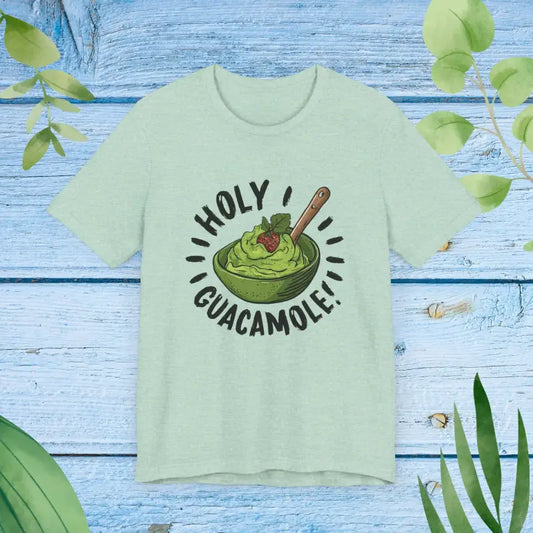 Holy Guacamole Unisex Tee: your Go-to Avocado Vibe - Heather Prism Mint / Xs T-shirt