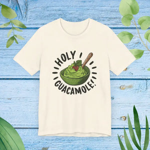 Holy Guacamole Unisex Jersey Tee - Comfort Style - Dipaliz - Natural / Xs - T-shirts