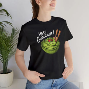 Soft Holy Guacamole Tee - Ribbed Knit Collar - Dipaliz - T-shirts