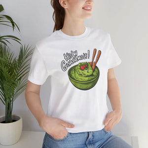 Soft Holy Guacamole Tee - Ribbed Knit Collar - Dipaliz - T-shirts