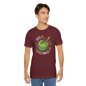 Bold Holy Guacamole Tee - Cozy Avocado Print - Dipaliz - T-shirts