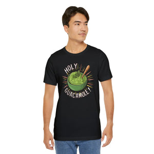 Bold Holy Guacamole Tee - Cozy Avocado Print - Dipaliz - T-shirts