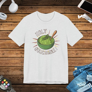 Bold Holy Guacamole Tee - Cozy Avocado Print - Dipaliz - T-shirts