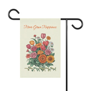 Vibrant Home Grown Happiness Banner – Durable Poly - Dipaliz - Flags & Windsocks