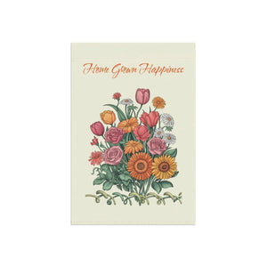 Vibrant Home Grown Happiness Banner – Durable Poly - Dipaliz - Flags & Windsocks