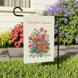 Vibrant Home Grown Happiness Banner – Durable Poly - Dipaliz - Flags & Windsocks