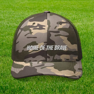 Camouflage Trucker Hat - Rugged Outdoor Style Cool Comfort - Dipaliz - one Size / Camo Olive - Hats