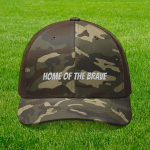 Camouflage Trucker Hat - Rugged Outdoor Style Cool Comfort - Dipaliz - one Size / Camo Brown - Hats