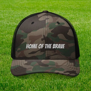 Camouflage Trucker Hat - Rugged Outdoor Style Cool Comfort - Dipaliz - one Size / Camo Black - Hats