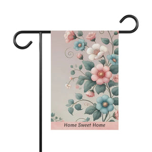 Home Sweet Garden Banner Poly Poplin Canvas - Dipaliz - Flags & Windsocks