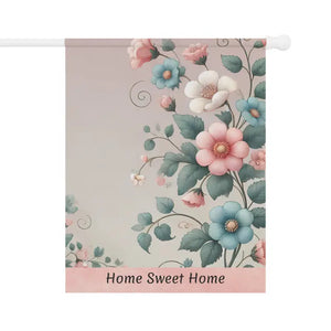 Home Sweet Garden Banner Poly Poplin Canvas Flag - Dipaliz - 24.5’’ × 32’’ - Flags & Windsocks
