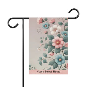 Home Sweet Garden Banner Poly Poplin Canvas Flag - Dipaliz - Flags & Windsocks