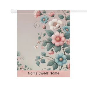 Home Sweet Garden Banner Poly Poplin Canvas Flag - Dipaliz - Flags & Windsocks