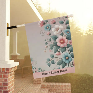 Home Sweet Garden Banner Poly Poplin Canvas Flag - Dipaliz - Flags & Windsocks
