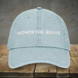 Brave Black Dad Cap - Denim Stylish Everyday Wear - Dipaliz - Baseball Caps