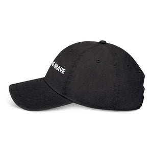 Brave Denim Hat - Black Dad Cap Stylish Everyday Wear - Dipaliz - Baseball Caps