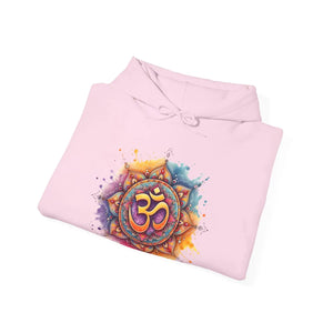 Chill Aum Hooded Sweatshirt - Spiritual Hinduism - Dipaliz - Hoodies