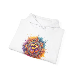 Chill Aum Hooded Sweatshirt - Spiritual Hinduism - Dipaliz - Hoodies