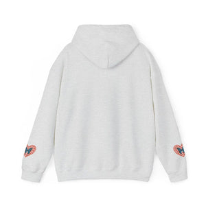 Soft Hooded Sweatshirt - Flowers Hearts Butterflies - Dipaliz - Sweatshirts
