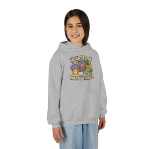 Hooded Sweatshirt Happy Things Design Fun Everyday Wear - Dipaliz - Hoodies