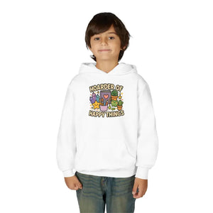 Hooded Sweatshirt Happy Things Design Fun Everyday Wear - Dipaliz - Hoodies