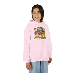 Hooded Sweatshirt Happy Things Design Fun Everyday Wear - Dipaliz - Hoodies