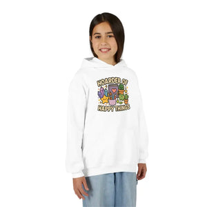 Hooded Sweatshirt Happy Things Design Fun Everyday Wear - Dipaliz - Hoodies